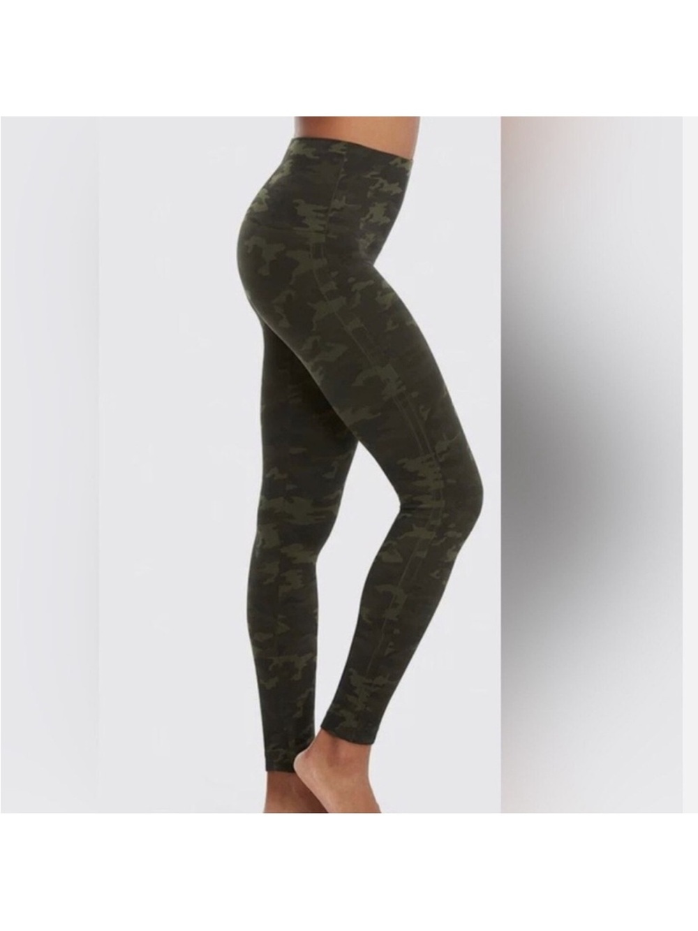 SPANX Look At Me Now Camo Seamless Leggings Size XL Workout Athleisure Fitness